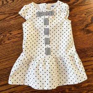 Janie and Jack like new drop waist dot dress
